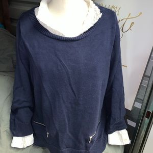 Navy blue Nautica  sweater